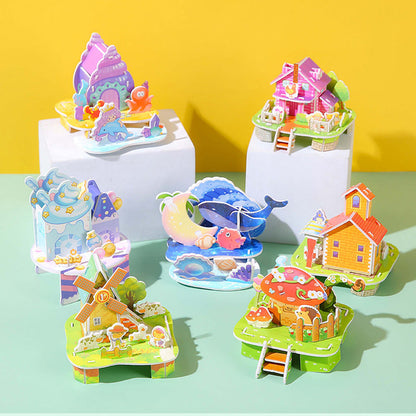 Conjunto de quebra-cabeças 3D