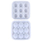 Molde de silicone para bolas de gelo em forma de bola de futebol