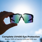 Óculos de sol desportivos UV400 para homem e mulher