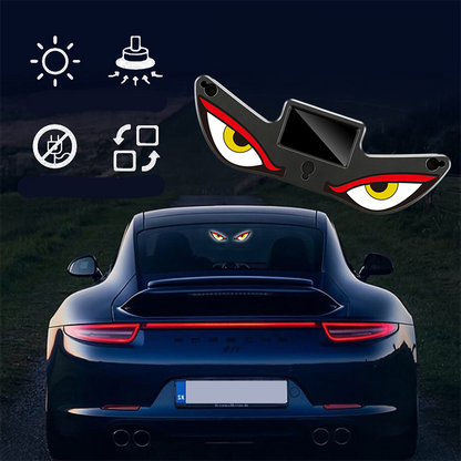 📢📢50% DE DESCONTO !! ⏰Luz de aviso LED para automóvel «Olho do Diabo» alimentada a energia solar