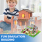 Conjunto de brinquedos de construção e simulação DIY com 214 peças para crianças