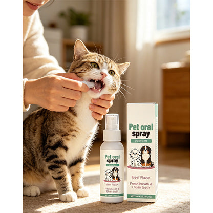 Spray suave para higiene oral de animais de estimação