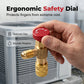 HVAC Refrigerant Charging Safety Valves