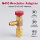 HVAC Refrigerant Charging Safety Valves