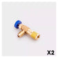HVAC Refrigerant Charging Safety Valves