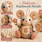 Kit de costura artesanal com rato de peluche vintage