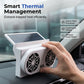Ventilador para automóvel alimentado a energia solar