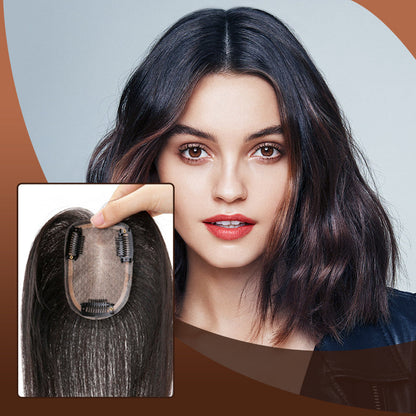 Acessórios para o cabelo natural preto para mulher, com clipes