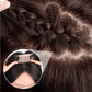 Acessórios para o cabelo natural preto para mulher, com clipes