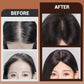 Acessórios para o cabelo natural preto para mulher, com clipes