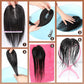 Acessórios para o cabelo natural preto para mulher, com clipes