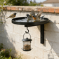 Bebedouro para pássaros em metal para fixação na parede – Acabamento em bronze antigo 🐦🛁🧱🏡