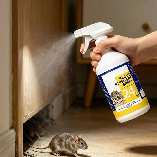 🐀50% DE DESCONTO AGORA! ✨Spray repelente multifuncional para roedores – Repelente não tóxico e seguro para ratos em ambientes interiores