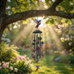 Sinos de vento comemorativos em metal de estilo vintage para jardim