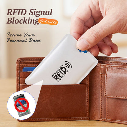 Capas de bloqueio RFID para cartões de crédito