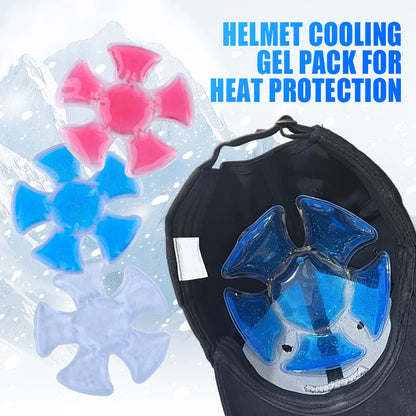 Conjunto de gel refrescante para capacete, para proteção contra o calor
