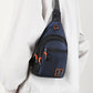 🎒50% RABATT! Vanntett skulderveske med flere lommer & hodetelefonutgang