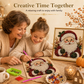 🎨💎Kit de Pintura com Pérolas e Strass de Natal