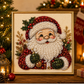 🎨💎Kit de Pintura com Pérolas e Strass de Natal