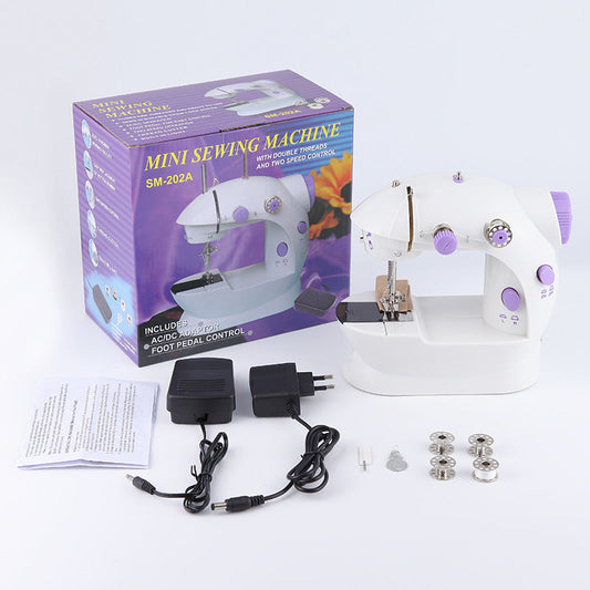 Mini-máquina de costura elétrica doméstica