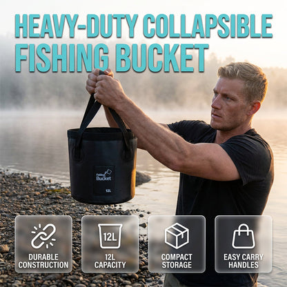 Collapsible Fishing Bucket Portable