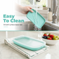 Portable Food Grade Silicone Lunch Box