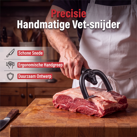 🥩🔪 50% DE DESCONTO! Cortador de gordura manual para carne de vaca e de porco – o suporte curvo em forma de U remove a gordura superficial sem desperdiçar a carne magra. Lâmina em aço inoxidável, pega ergonómica – prepare como um profissional! 🧑‍🍳✨
