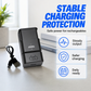 Recarregue pilhas de moeda em qualquer lugar! Carregador de bolso USB-C com um único botão