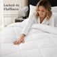 🛏️🧵 Conjunto de edredão acolchoado de 3 peças – Microfibra escovada, respirável e adequada para todas as estações
