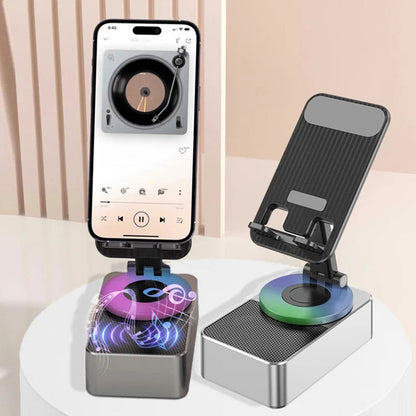 Suporte para telemóvel com áudio Bluetooth e alimentação