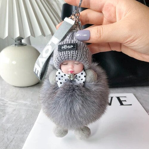 🎁Novidades: -50 %💥Porta-chaves de peluche super fofinho