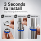 🧲 Magnetic Split Pipe Cover – No-Tool Decorative Ring for Faucets & Pipes ✨