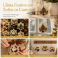 🎄 CONTAGEM REGRESSIVA PARA O NATAL – DECORE JÁ💚 Conjunto de enfeites pendurados para pintura de Natal DIY