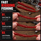Soft Plastic Worm Fishing Lures
