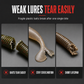 Soft Plastic Worm Fishing Lures
