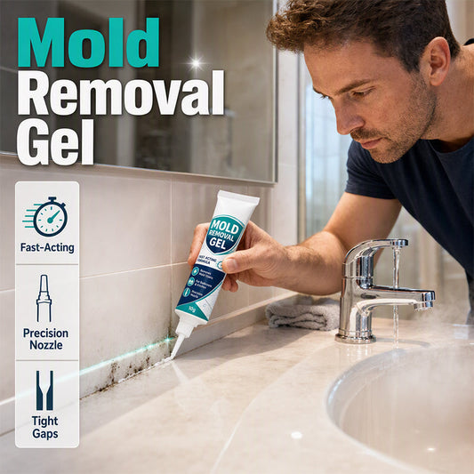 🧽 Gel de limpeza para manchas de bolor | Argamassa e calafetagem