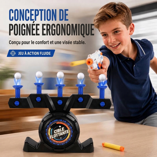 Brinquedo elétrico com alvo flutuante em forma de bola e alimentação por USB