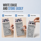 ✍️ 50% DE DESCONTO AGORA! 📋 Quadro branco magnético – sem tinta, sem pó e que protege os olhos – com caneta de 0,5 e apagamento instantâneo – quadro de notas portátil 🧲