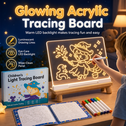 Kids Light Up Tracing Board for Drawing & Learning