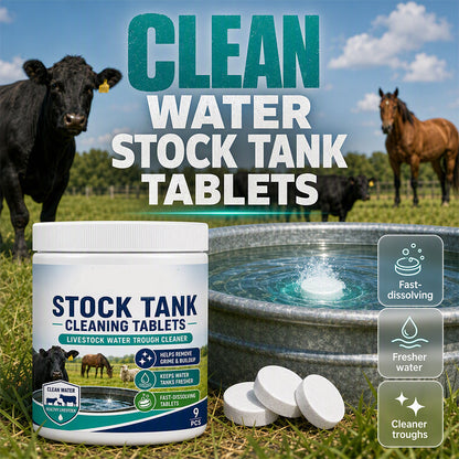 Fast-Dissolving Livestock Water Tank Cleaning Tablets