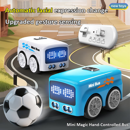 Mini-autocarro com controlo remoto inteligente e efeitos luminosos LED