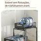 💪 50% DE DESCONTO! 🥫 Prateleira Deslizante Dupla Organizadora de Armário – 5 alturas ajustáveis, 2 bandejas & aço carbono resistente – Grande capacidade, sem necessidade de instalação – Ideal para cozinha & organização ✨