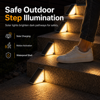 Solar Powered Outdoor Waterproof Step Light