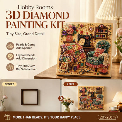 Create Sparkling Art Instantly! Relaxing Diamond Art Kit