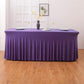 ⏳Time-Limited Special⏰Pleated Table Skirt for Rectangular Tables Wedding Birthday Party Decoration and Market Stall Display