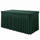 ⏳Time-Limited Special⏰Pleated Table Skirt for Rectangular Tables Wedding Birthday Party Decoration and Market Stall Display