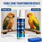 Spray para cuidados com as penas das aves e desodorizante
