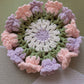 Almofadas feitas à mão com fio floral
