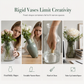 Clear Glass Test Tube Vase Set with Cleaning Brush