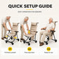 Outdoor Folding Chair Cart for Elderly